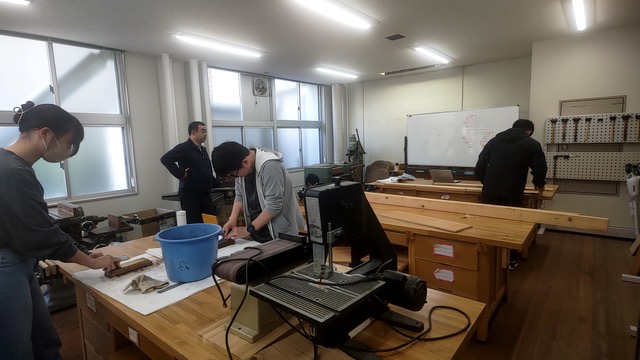 技術分野の授業風景